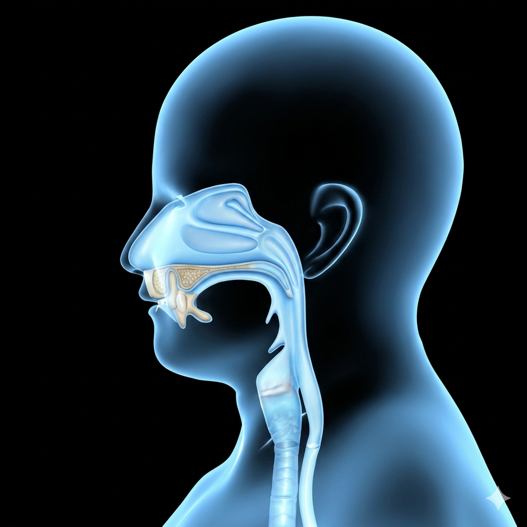 Airway anatomy diagram